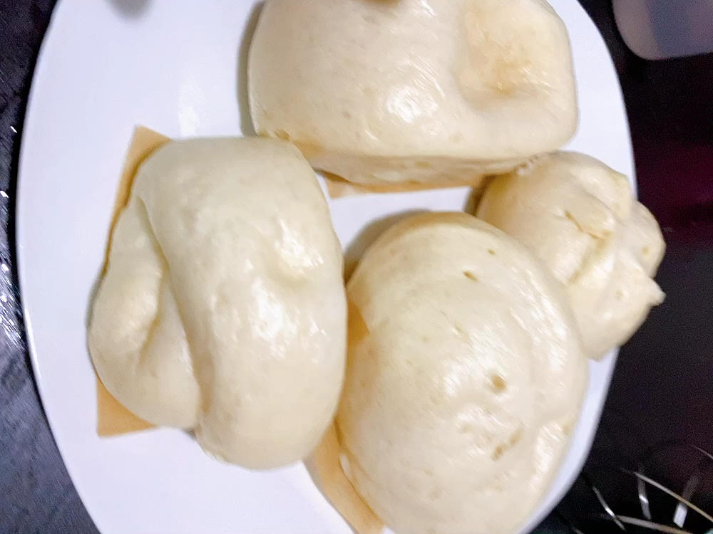 面包机版超松软牛奶馒头