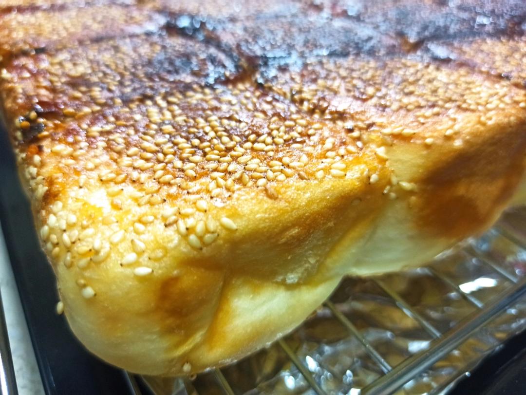 蜂蜜脆底小面包(一次发酵)