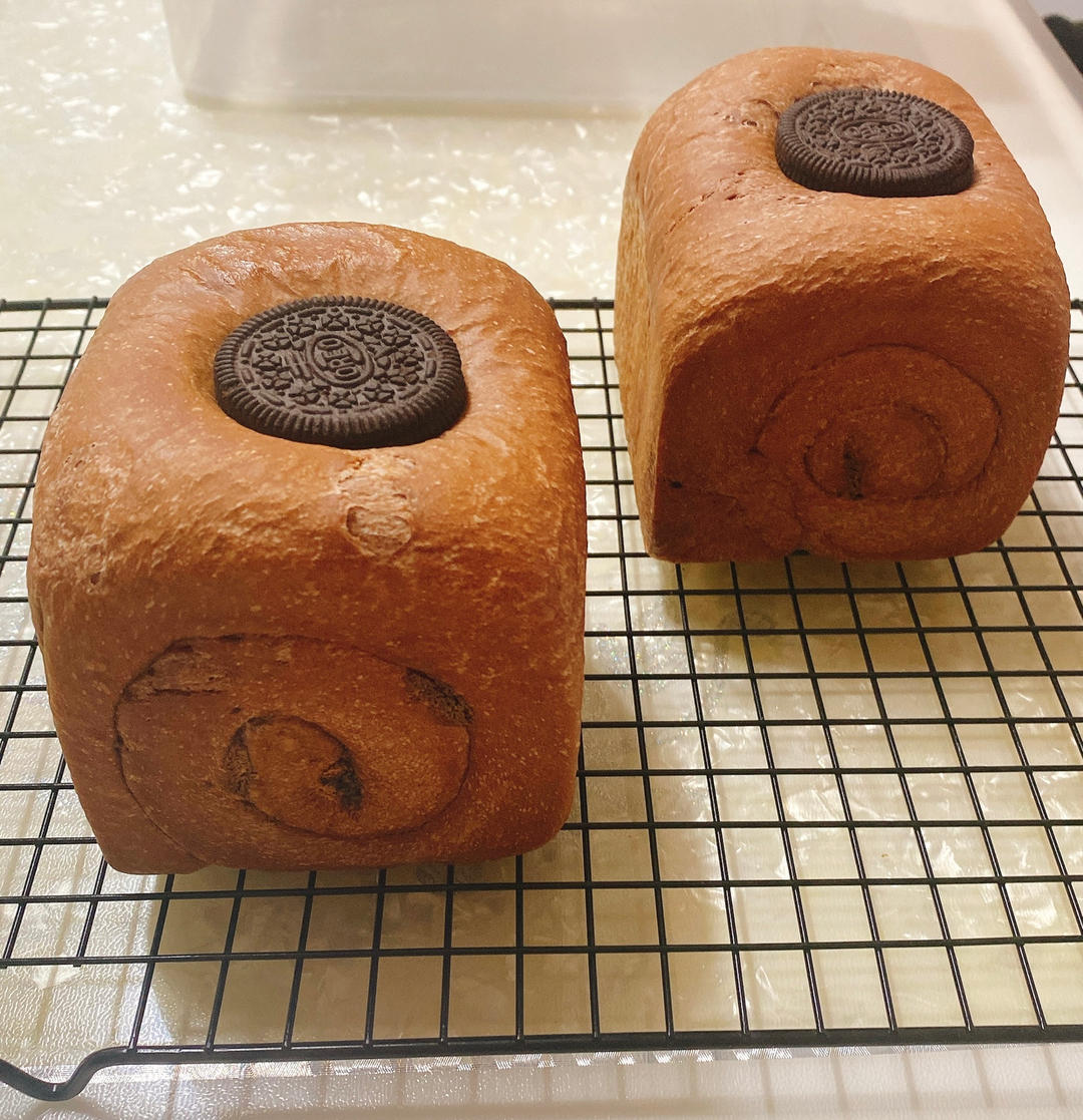🍞巧克力奥利奥乳酪吐司｜口味升级｜大满足