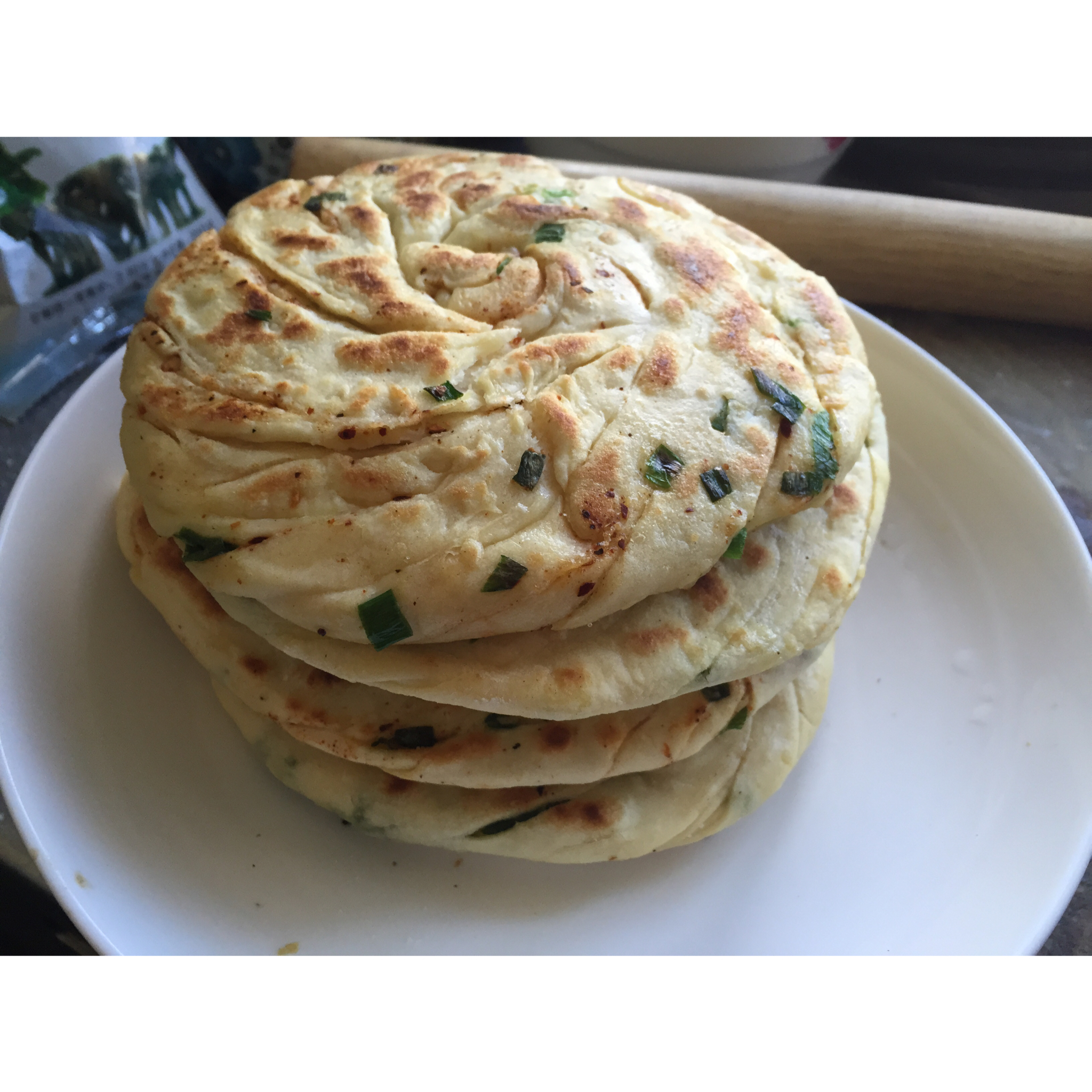 葱花手抓饼