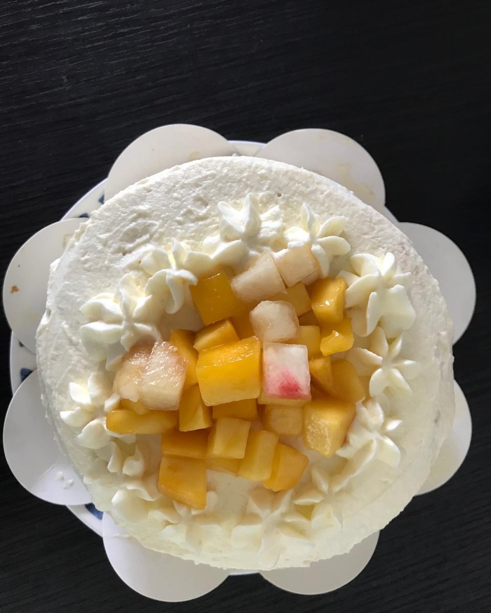 桃子生日蛋糕（拯救裱花小残手）