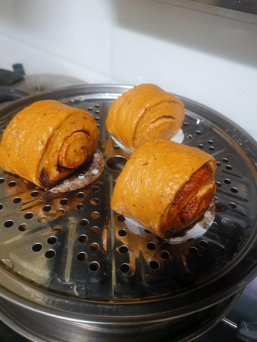 奶香红糖馒头（第一次就成功）