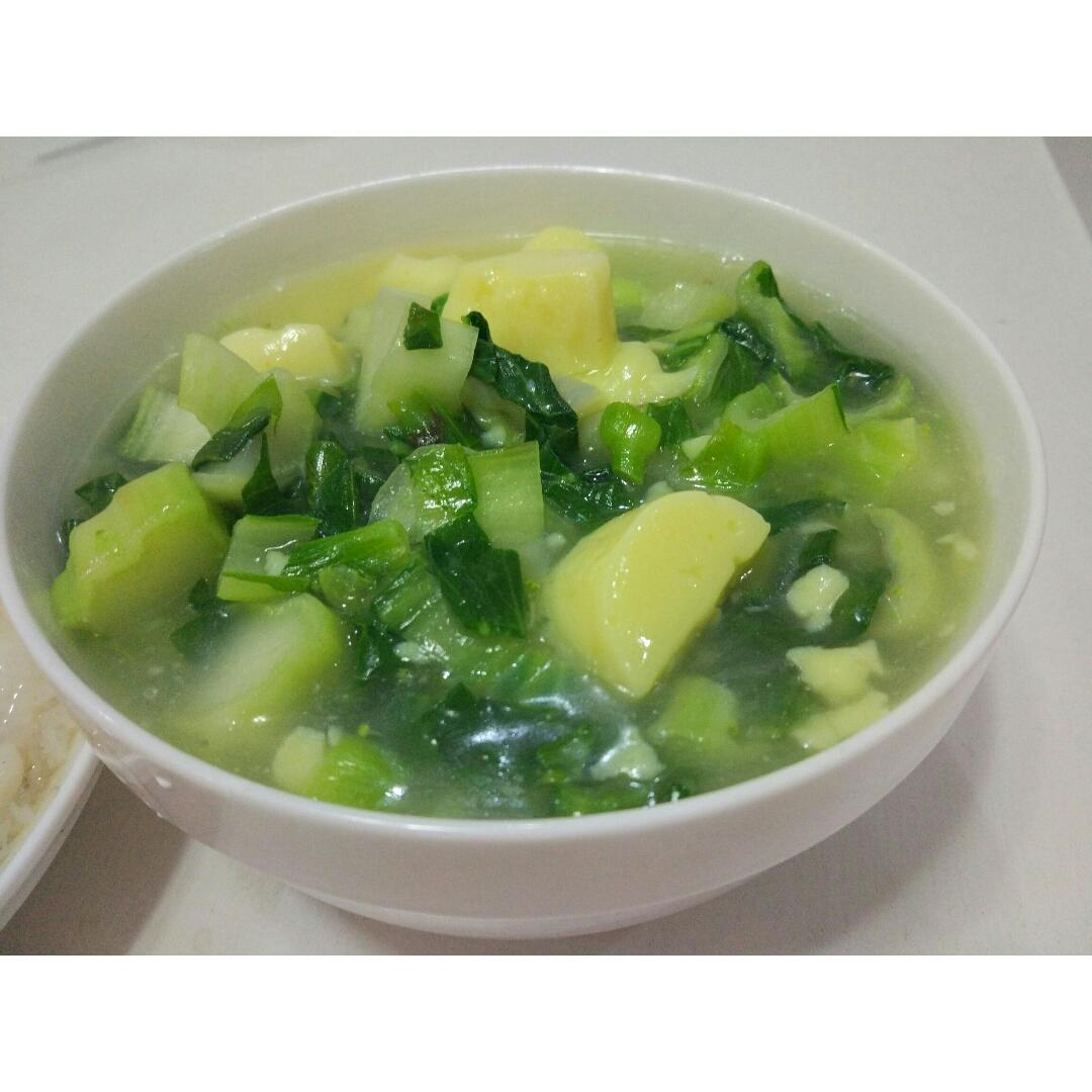 青菜豆腐羹