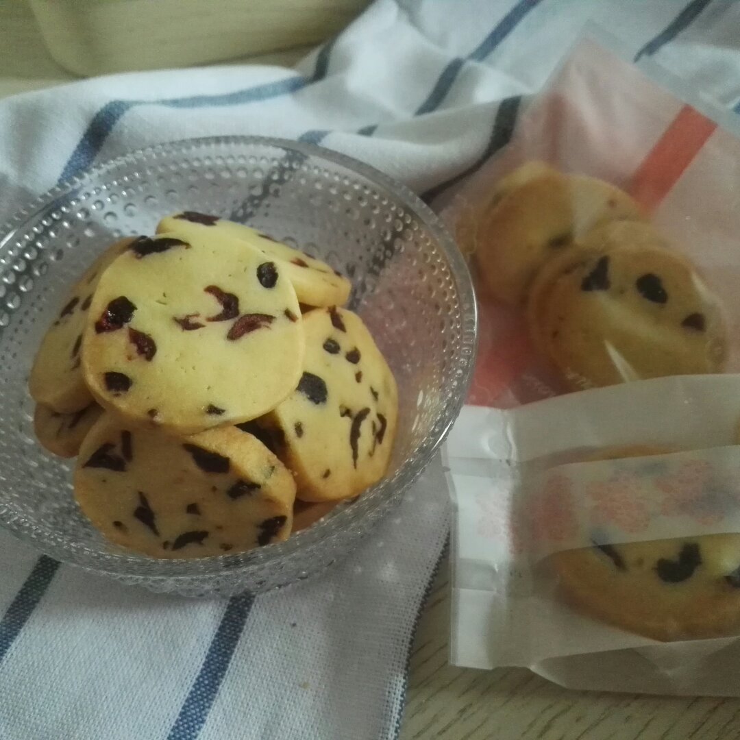 香草蔓越莓饼干-君之改版