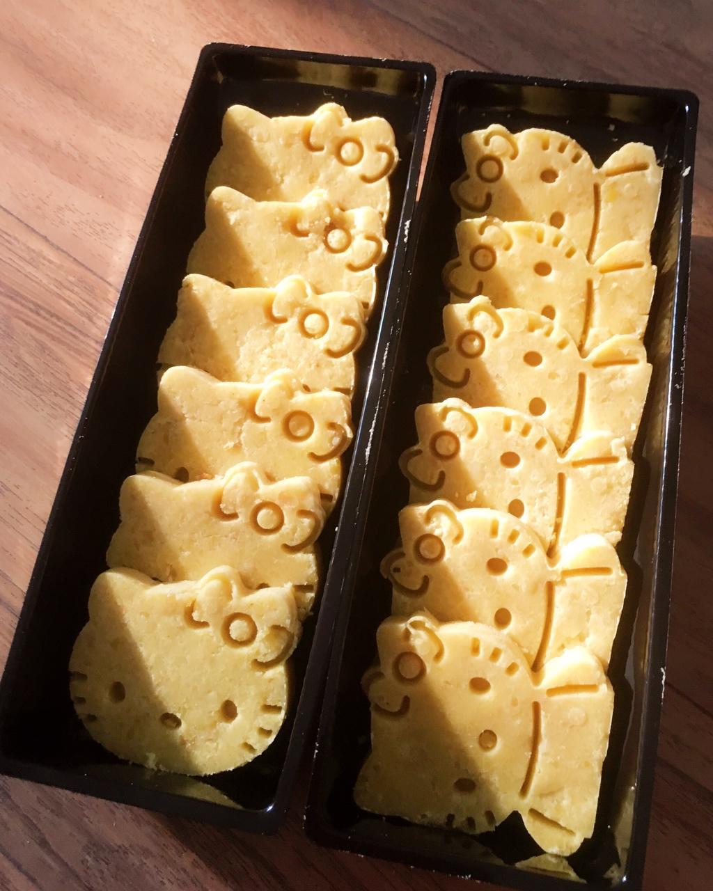 可爱绿豆糕（少油少糖）