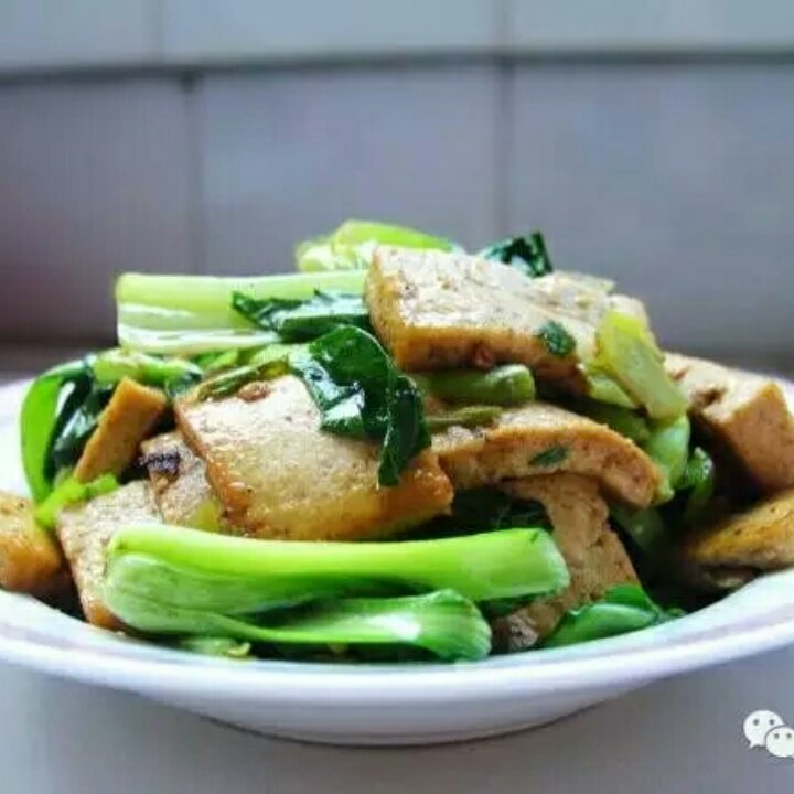 小白菜炒豆腐