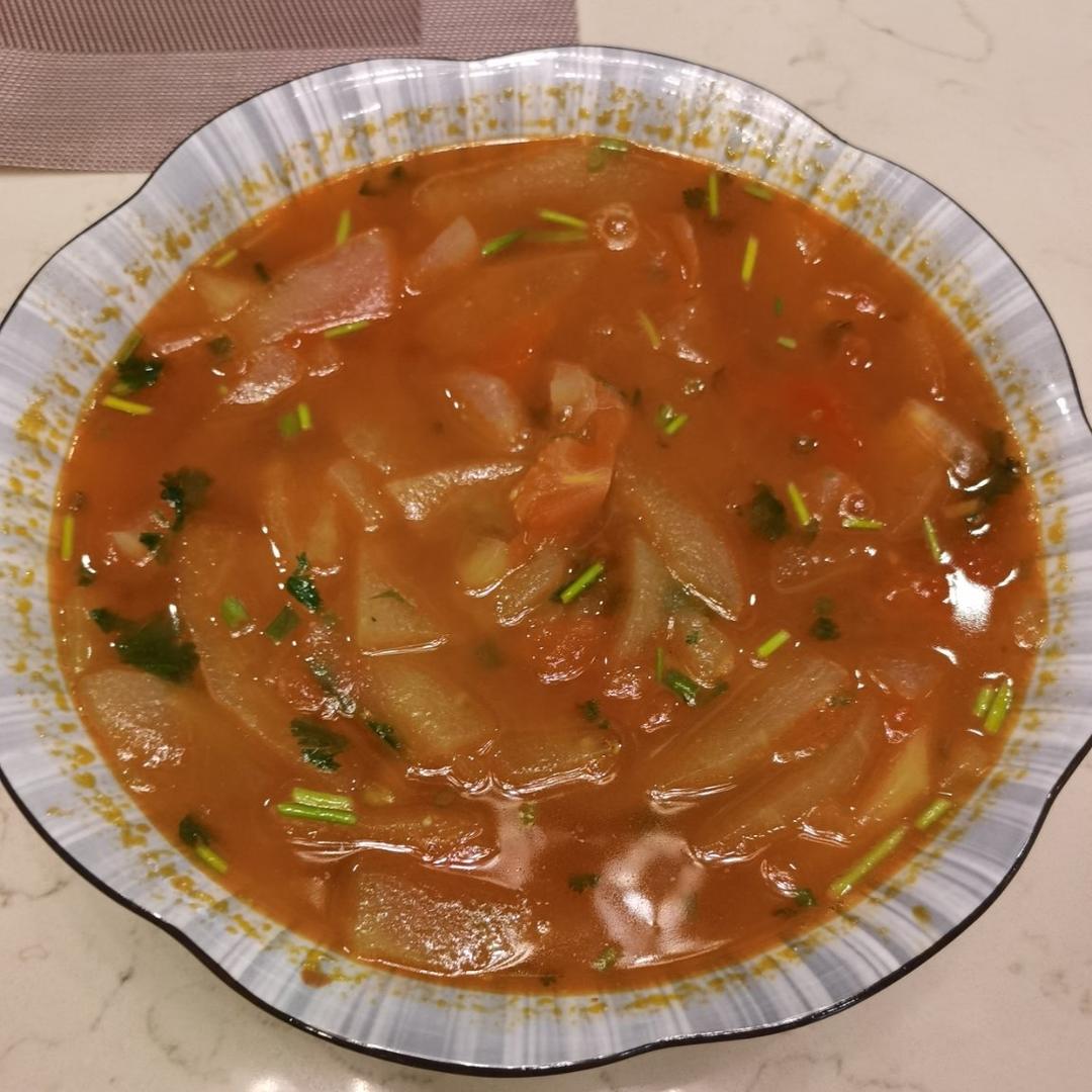 番茄冬瓜汤（加米线）