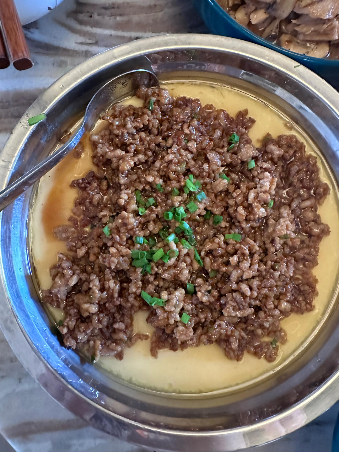 比布丁还要嫩，老少皆宜的肉沫蒸蛋