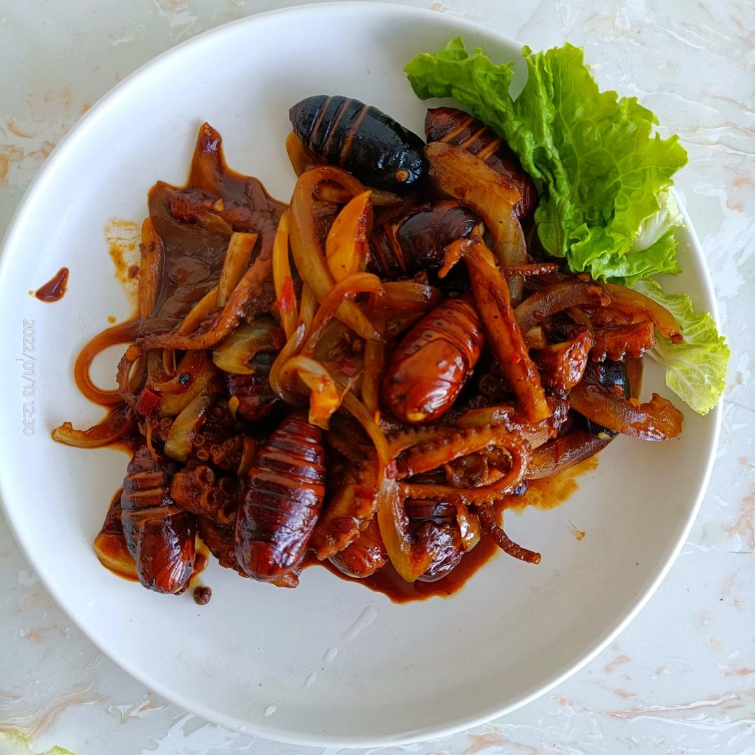 比饭店好吃的爆炒鱿鱼🦑