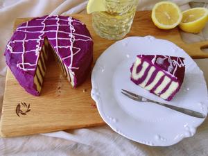 紫薯泥（抹面）蛋糕的做法 步骤7