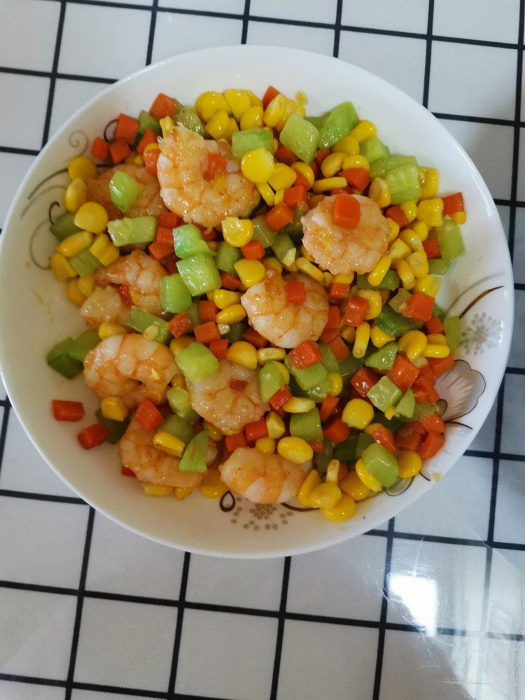 三色炒虾仁