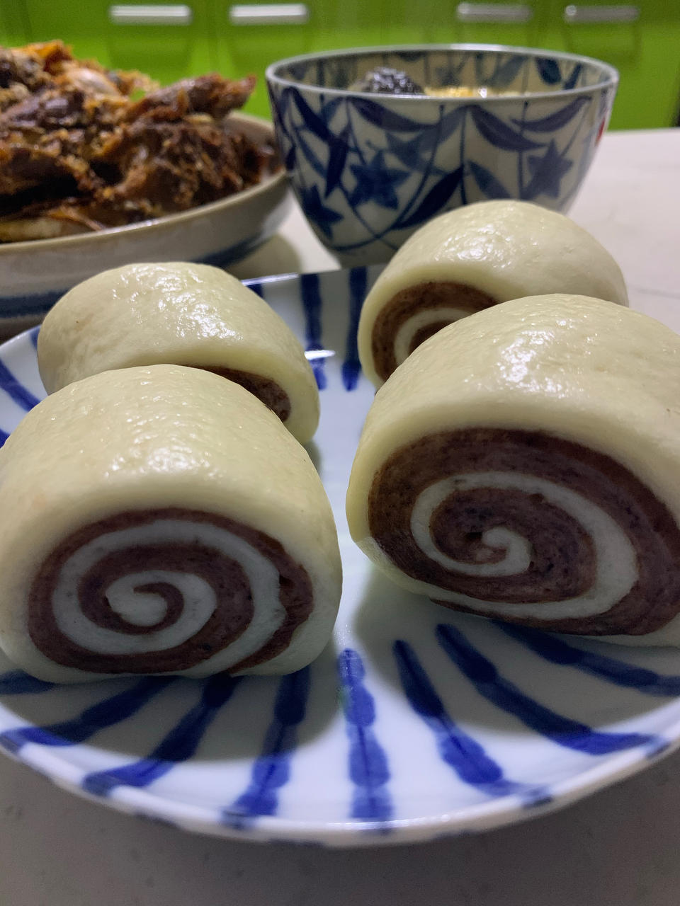 双色刀切馒头