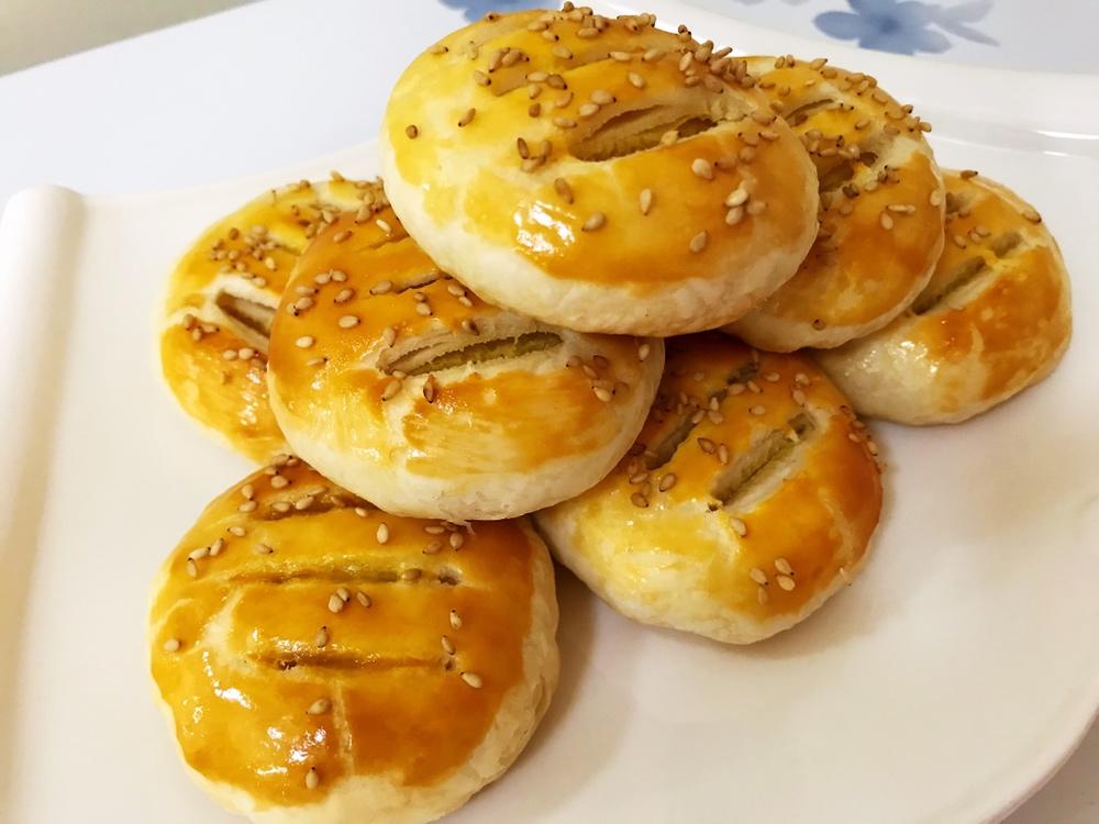 老婆饼（金沙奶黄馅）