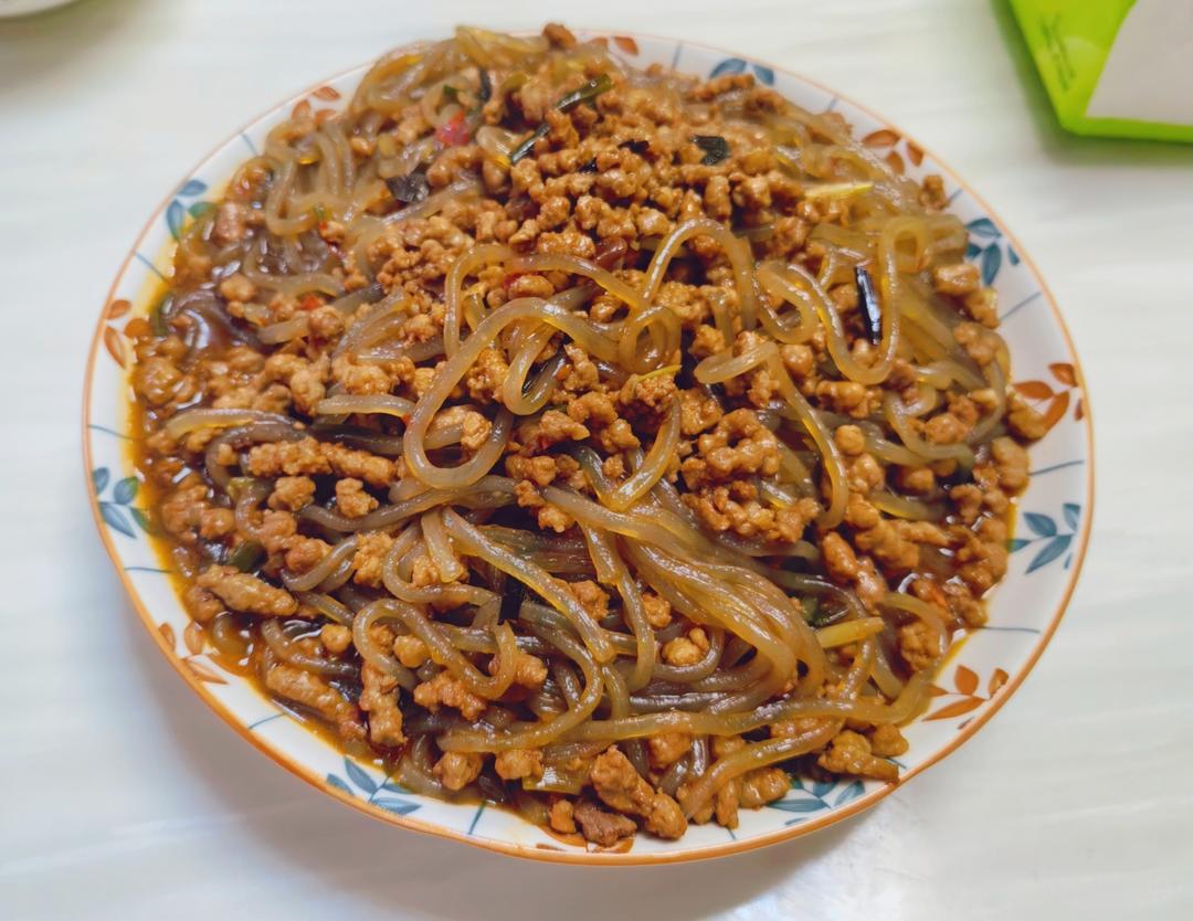 蚂蚁上树(肉末炒粉丝)超下饭‼️十分钟搞定