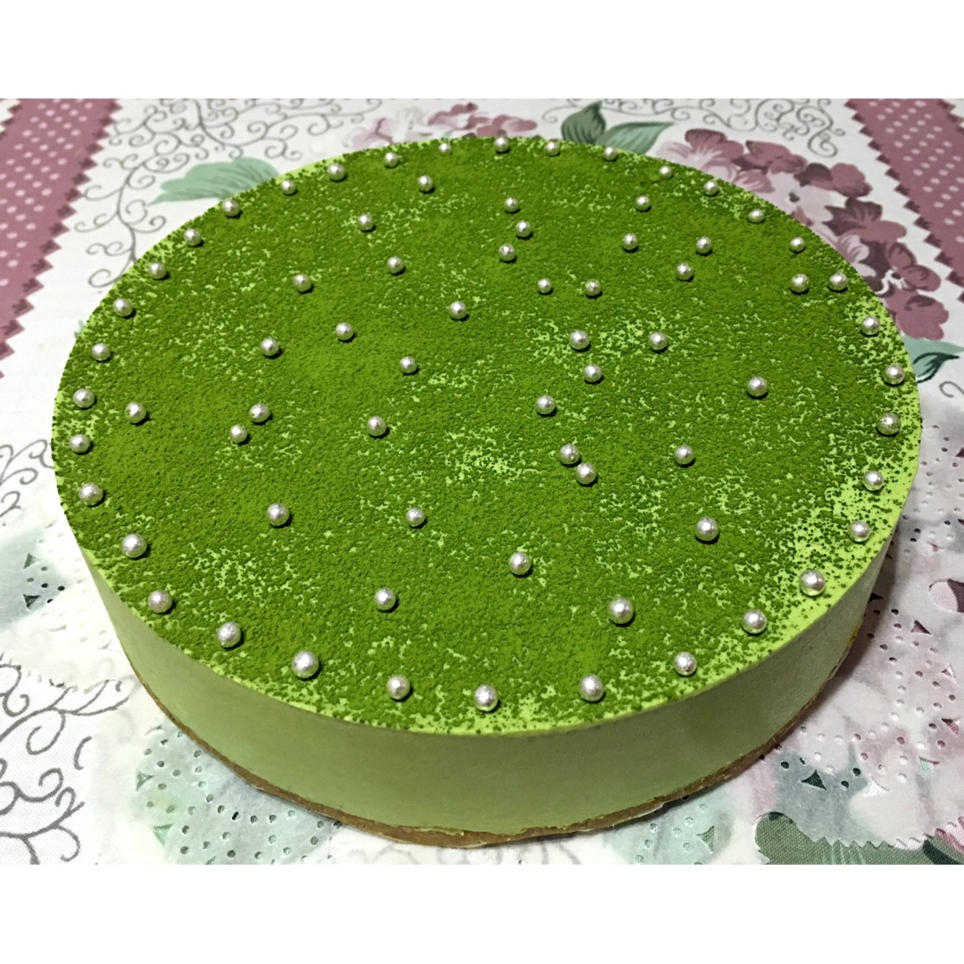 酸奶抹茶冻芝士蛋糕