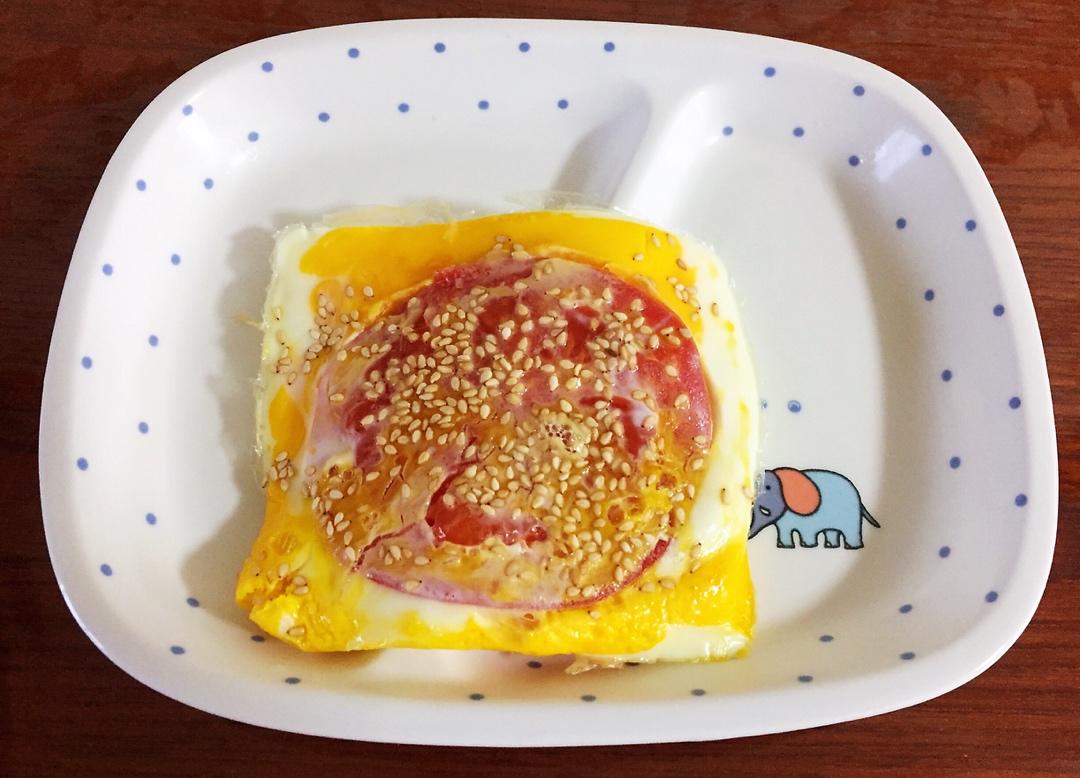 煎蛋🍳营养更全面的吃法～彩椒番茄煎蛋
