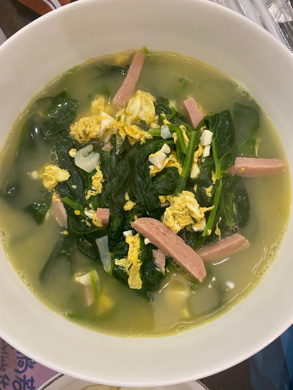 快手菜之上汤菠菜