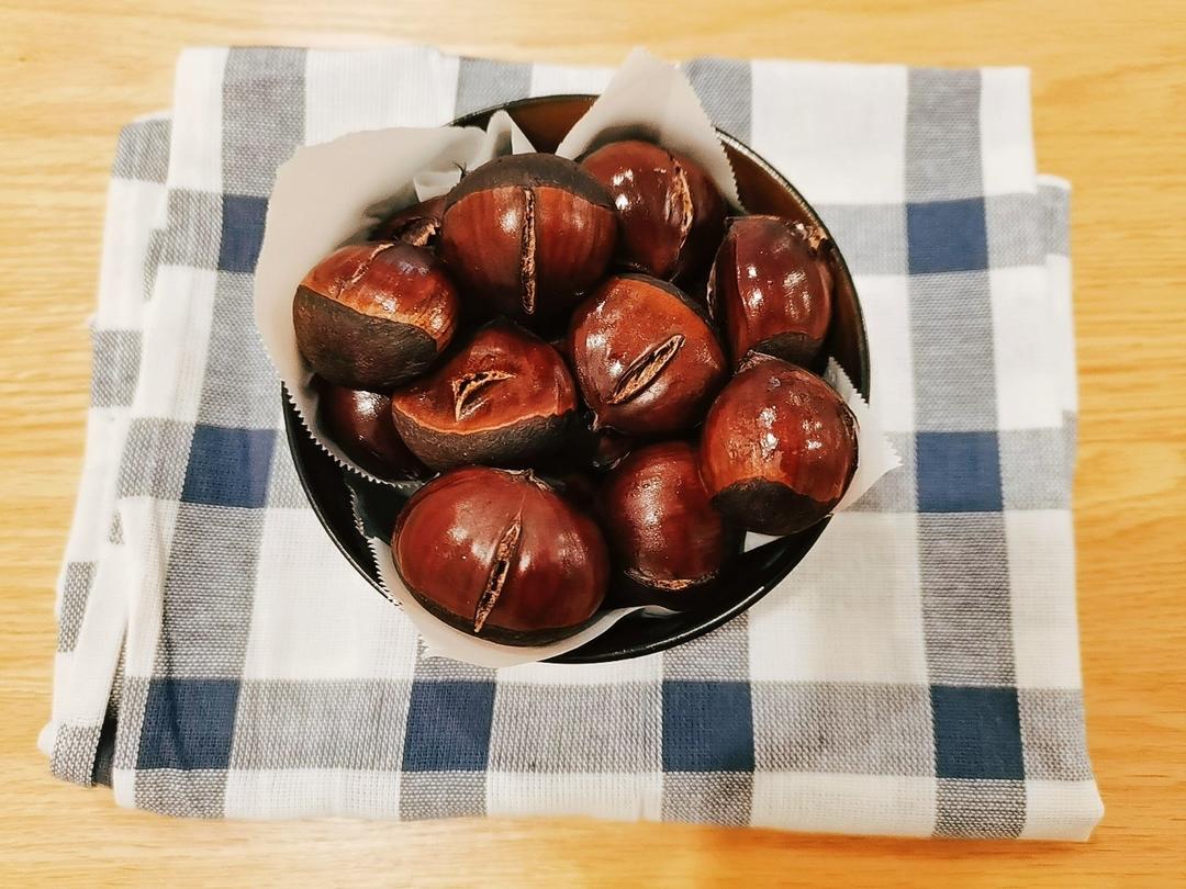 烤板栗（少糖烤箱版，好吃好吃😋）