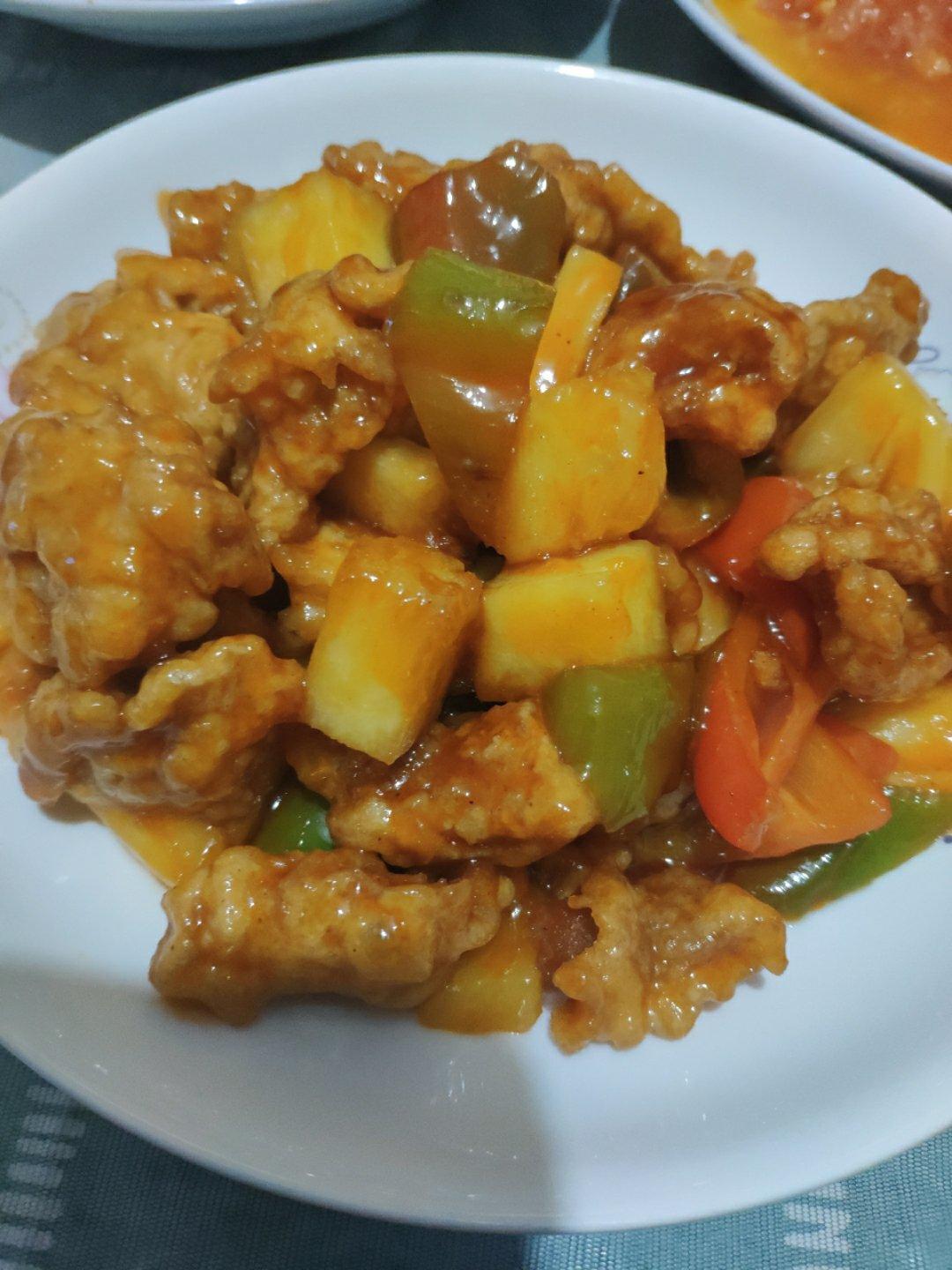 菠萝咕噜肉