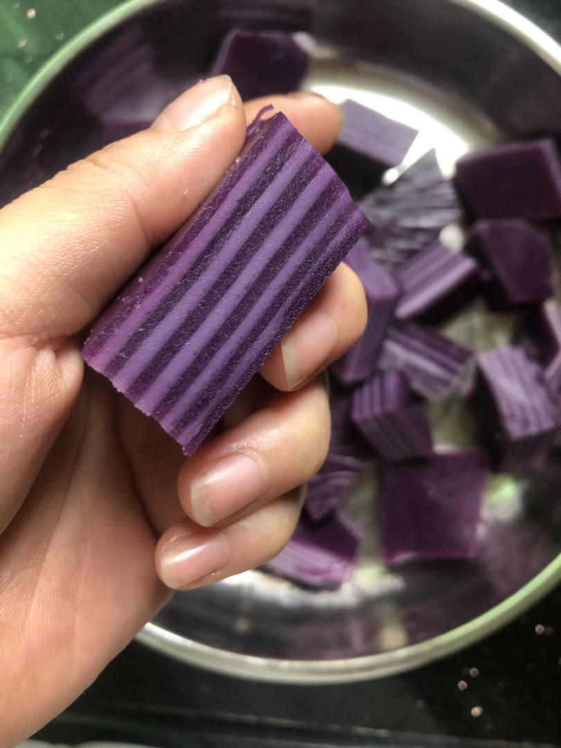 秒懂，紫薯椰汁千层糕（手残党版）