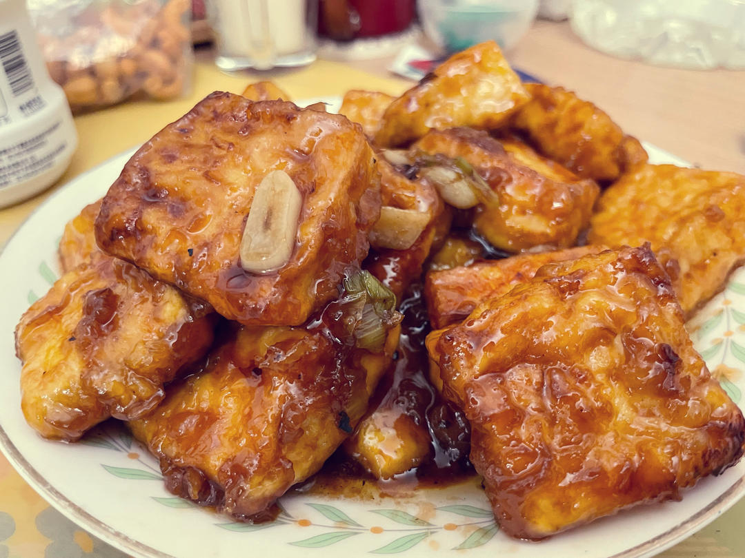 无敌好吃的香煎豆腐