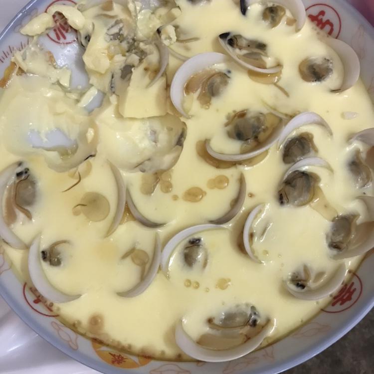 超滑嫩的蛤蜊炖蛋