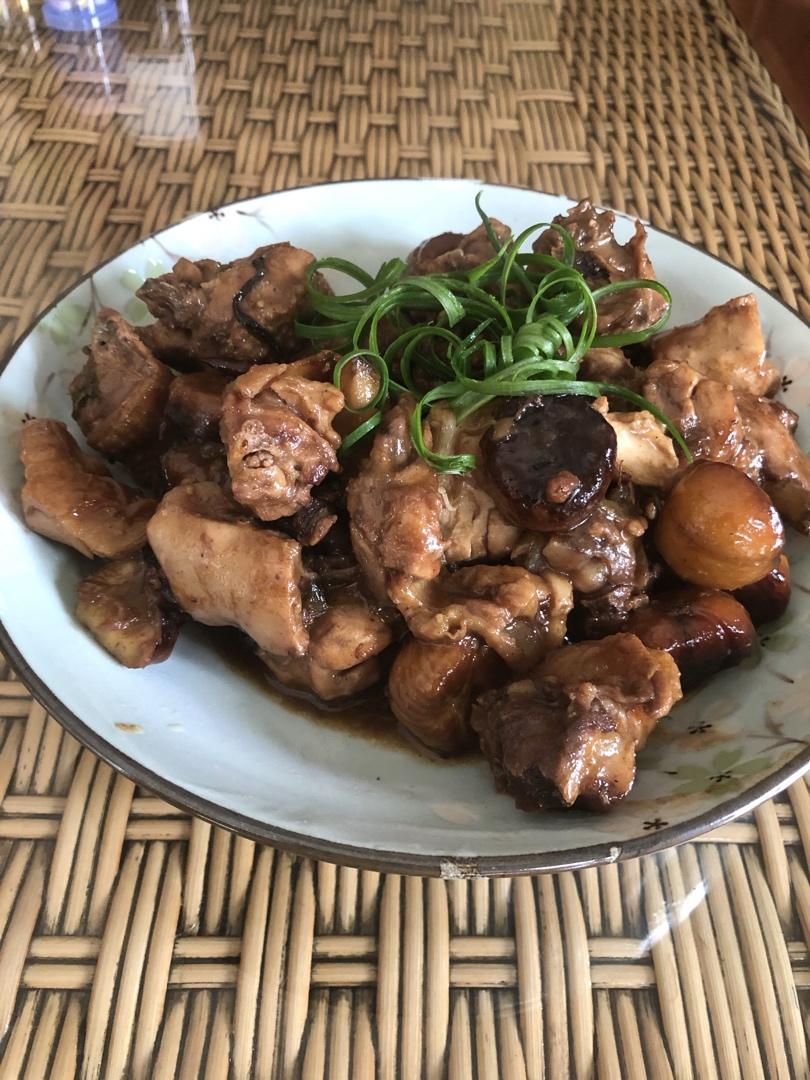 板栗烧鸡