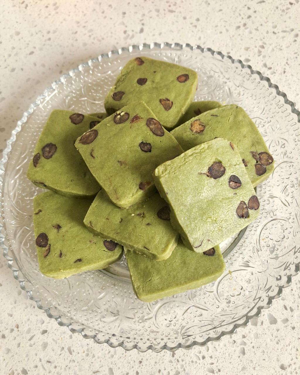 抹茶红豆饼干