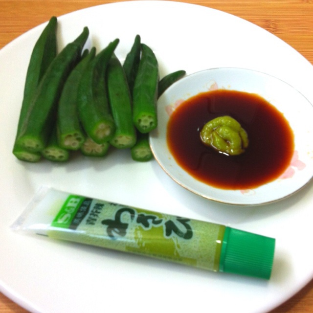 阿尔芬做的芥末秋葵