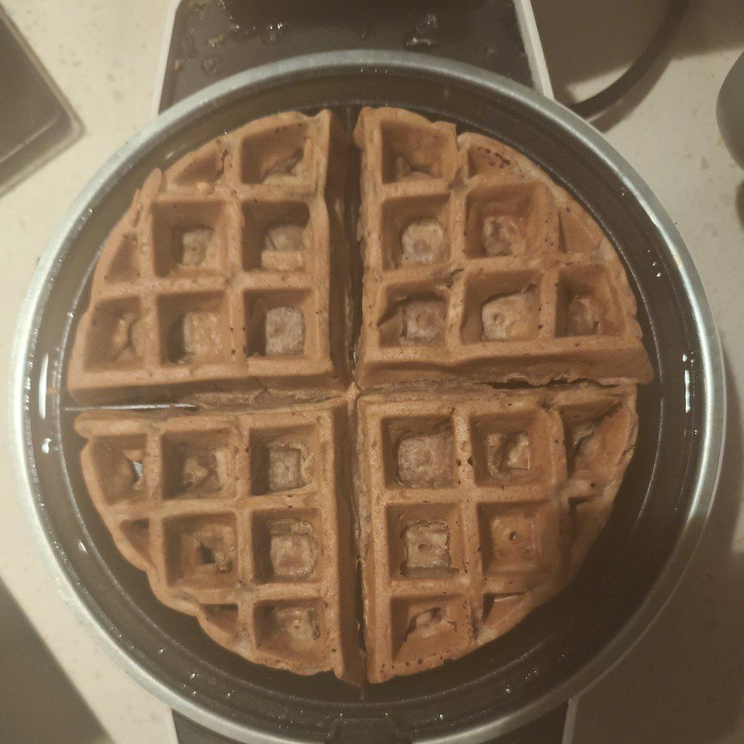 低脂低糖华夫饼。