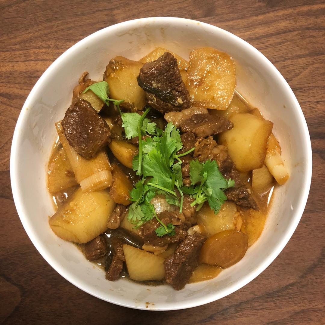 高压锅版萝卜牛腩