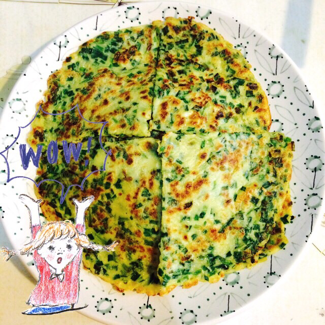 韭菜鸡蛋煎饼