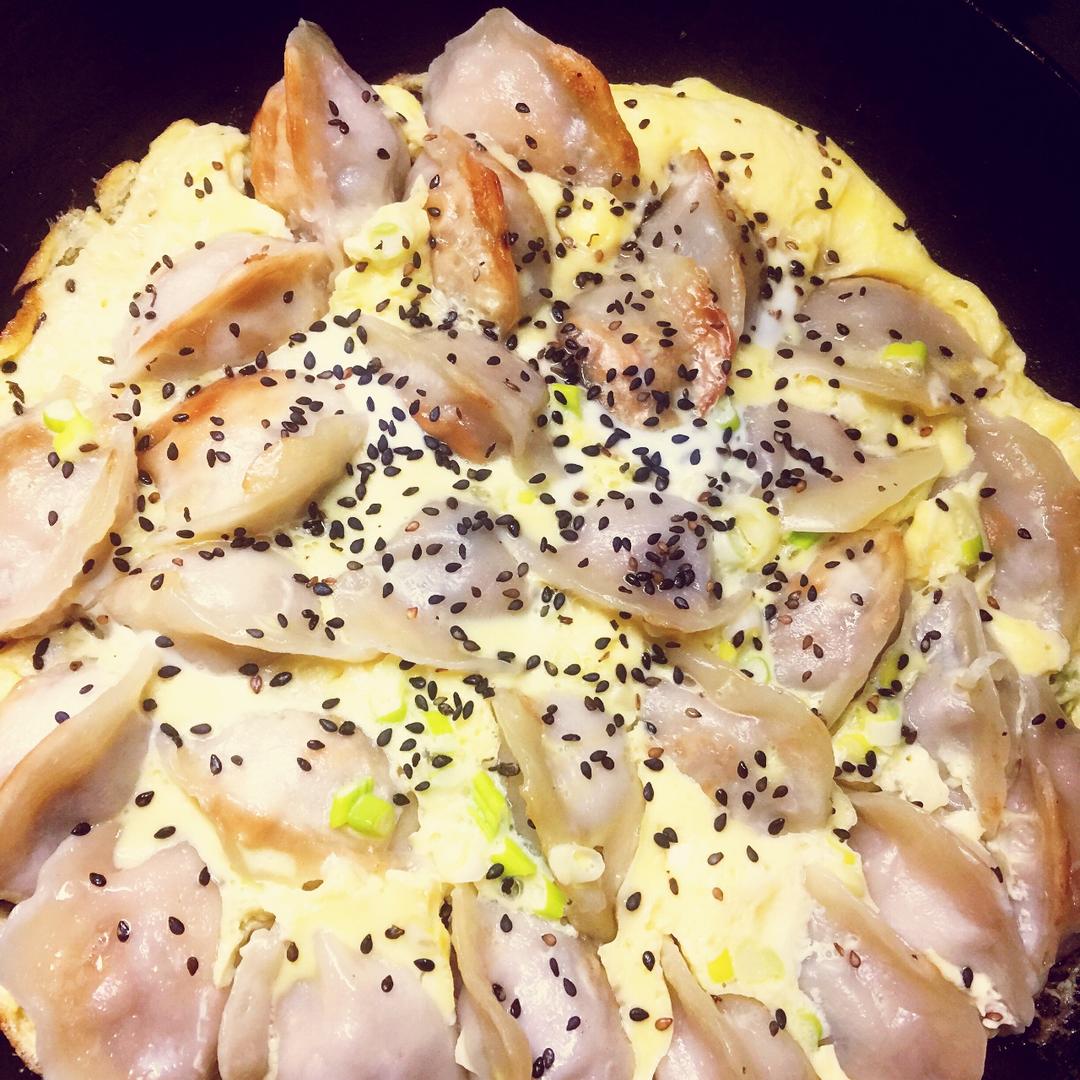懒人快手抱蛋煎饺