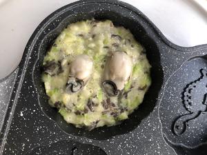 宝宝辅食：紫菜海蛎饼（补锌10m+）的做法 步骤7