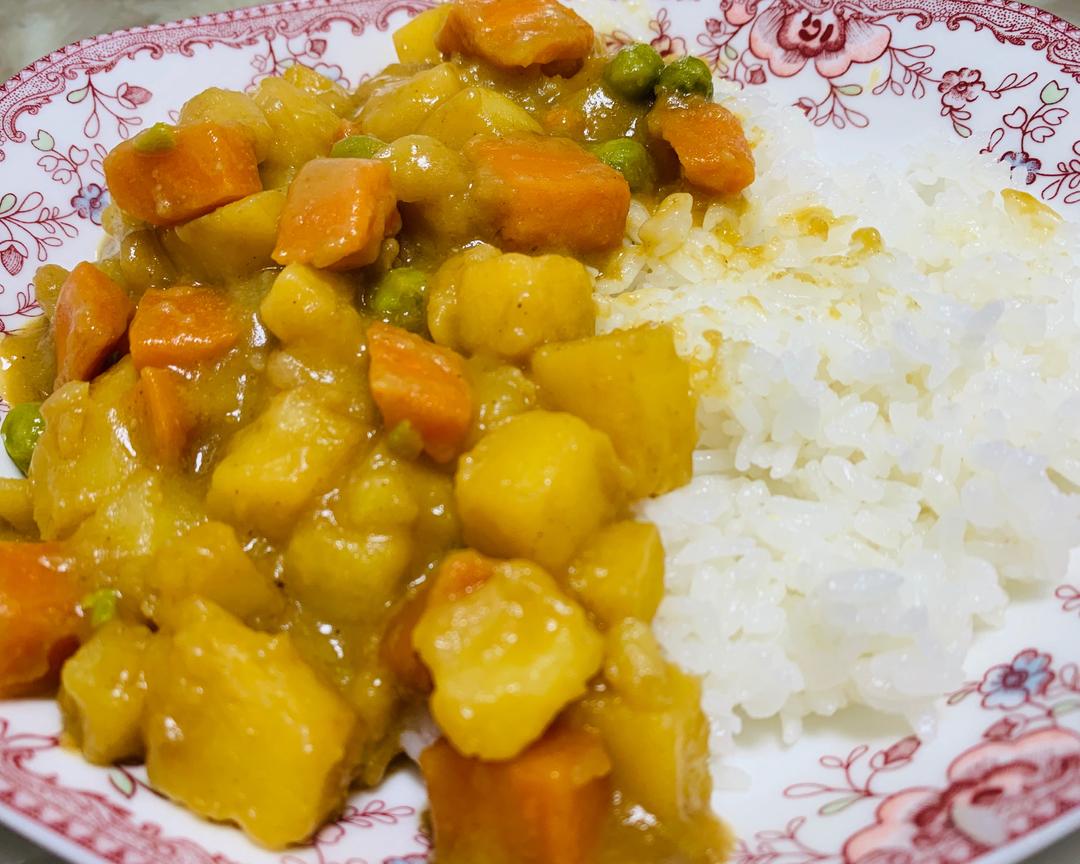 超好吃的泰式咖喱土豆饭的做法