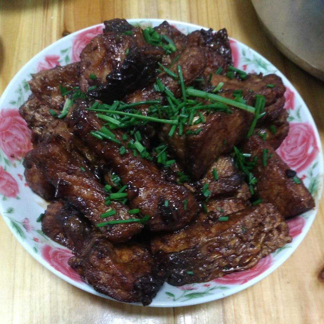 红烧鱼块(阳干草鱼块)