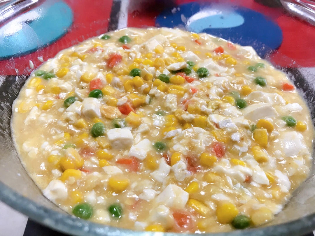 咸蛋黄版蟹黄豆腐