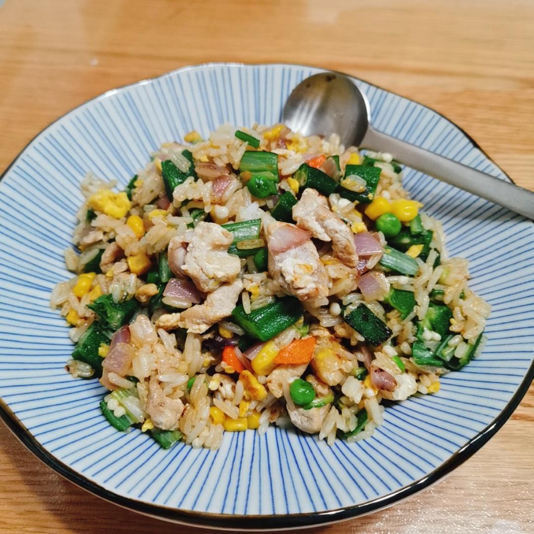 鸡胸肉炒秋葵 | 鸡胸肉嫩如鸡腿