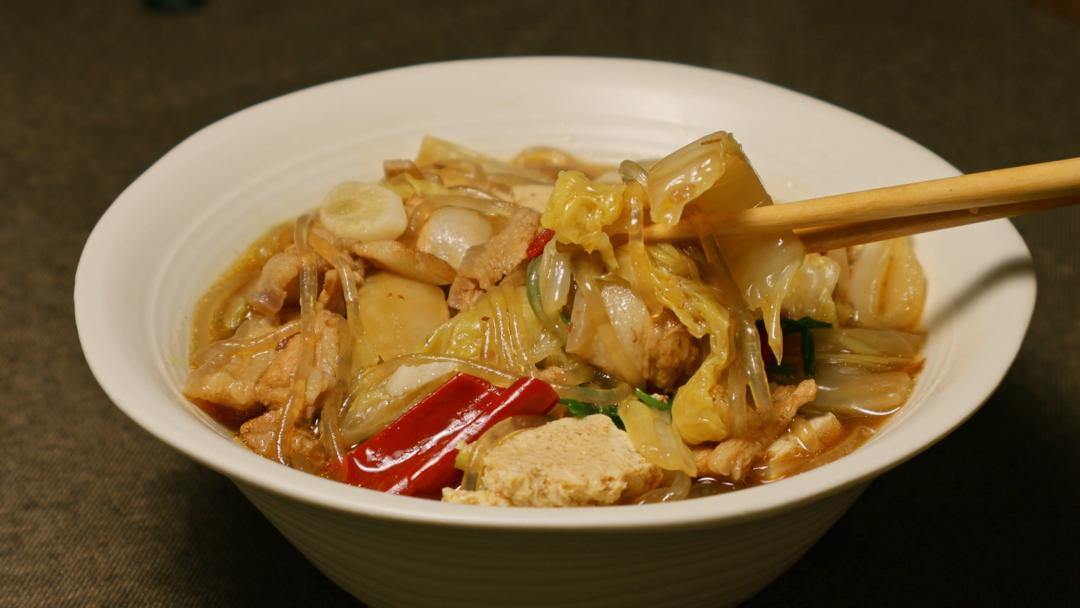 猪肉白菜炖粉条