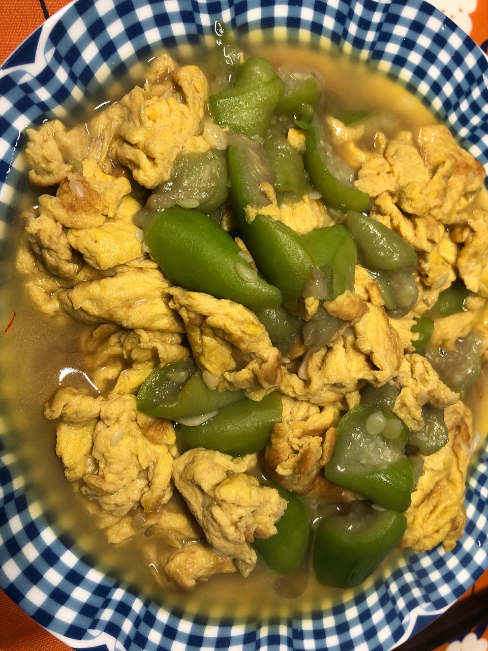 简单快手，五分钟搞定的丝瓜炒蛋