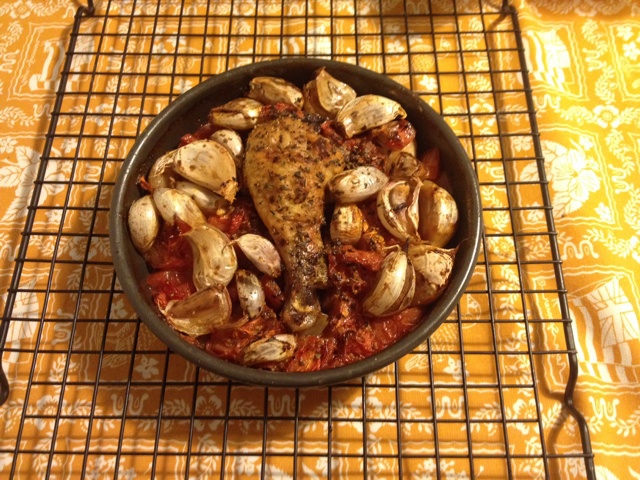 番茄大蒜香草烤鸡腿（庄祖宜）