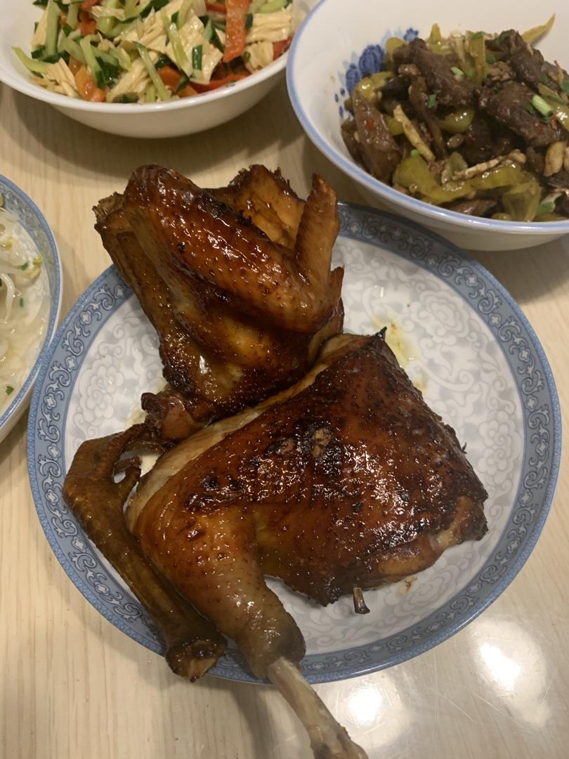 超简单的脆皮烤鸡
