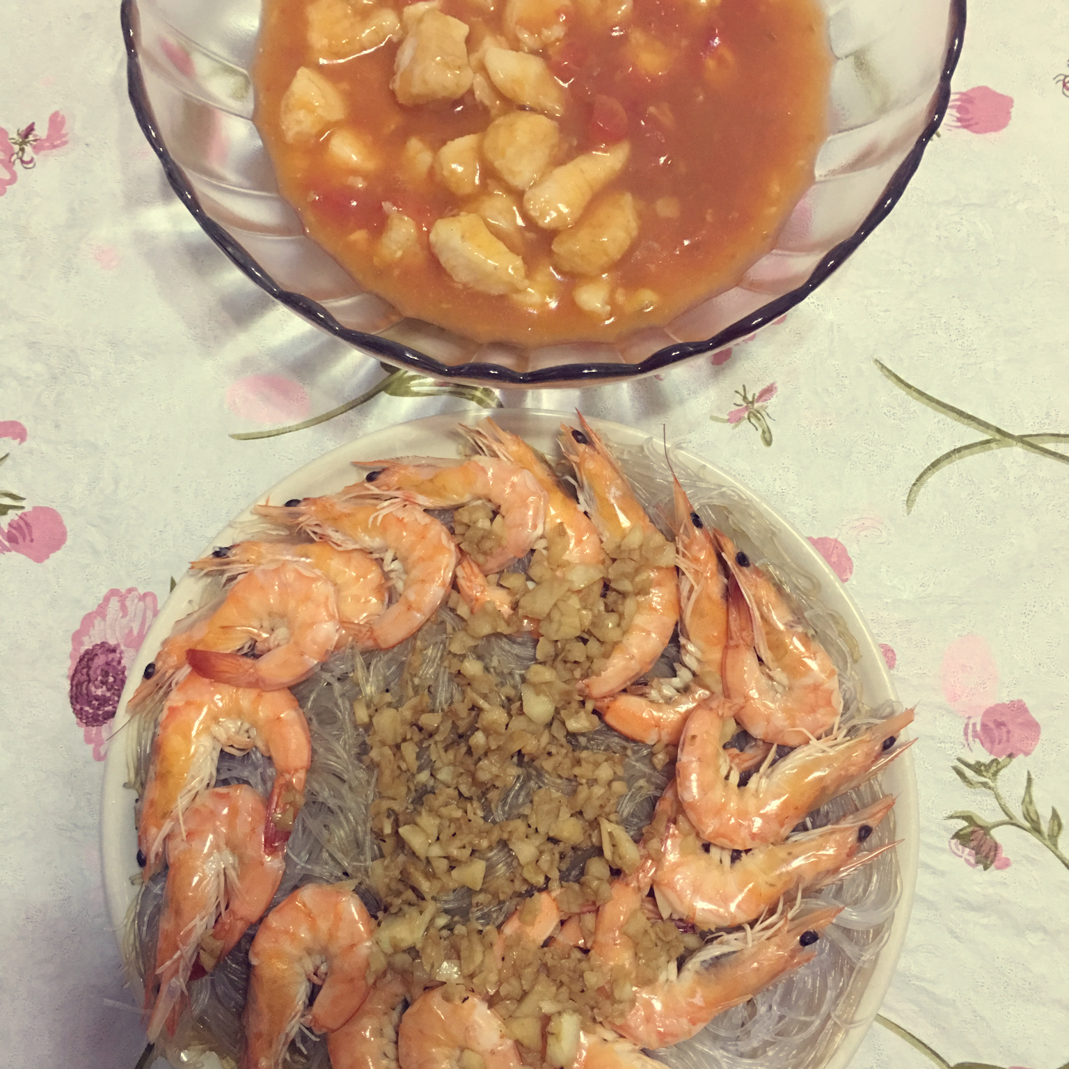 蒜蓉粉丝蒸虾