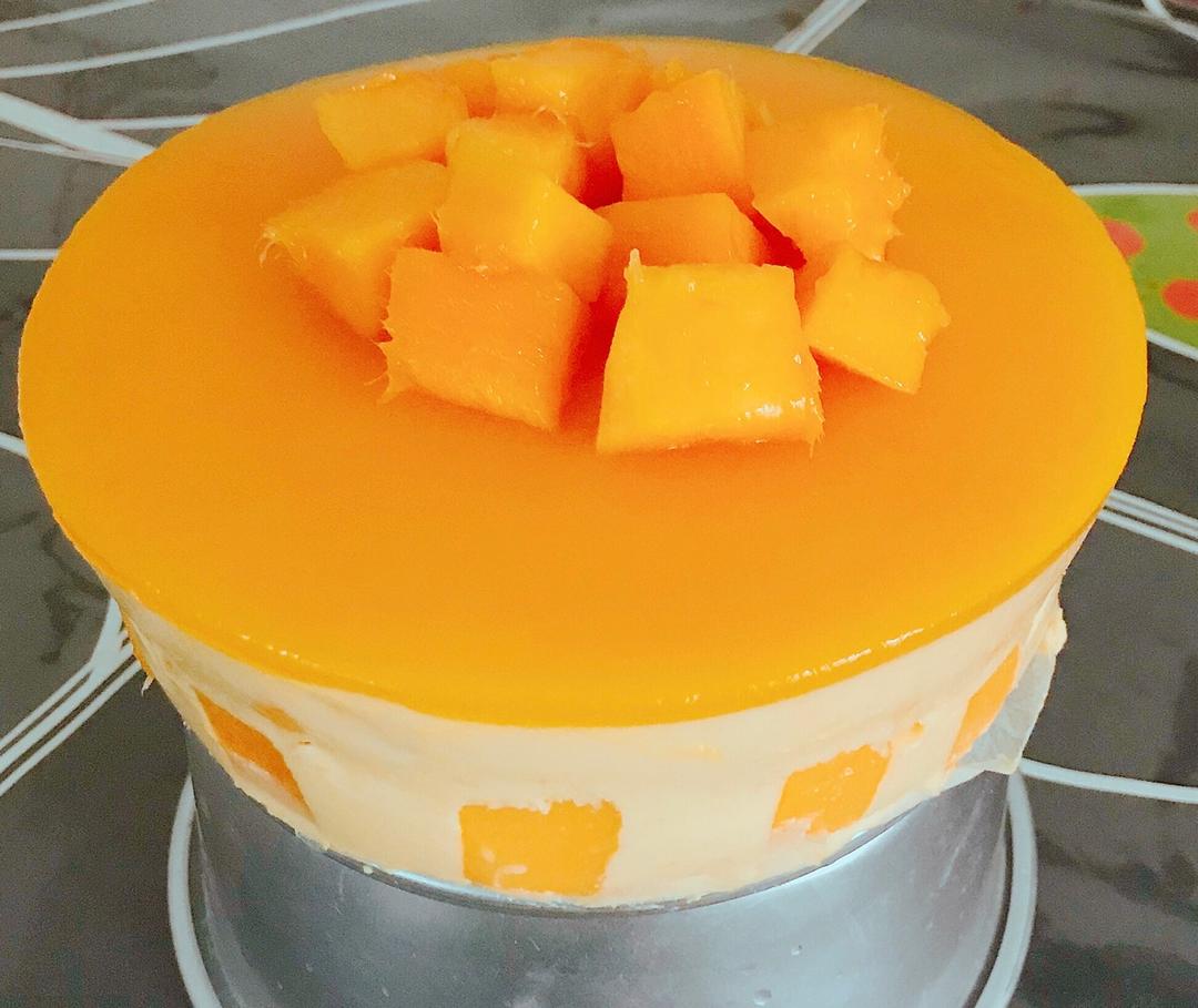 【视频】芒果慕斯（6寸） | 含镜面果胶配方