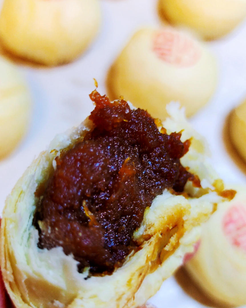 d调的华丽mm做的稻香村～枣泥酥