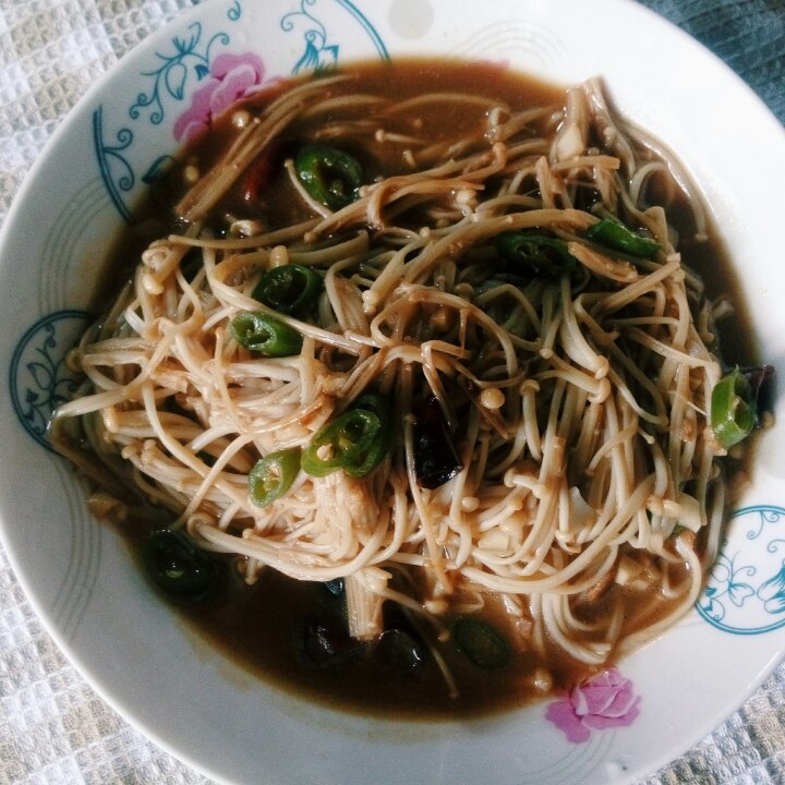 酱炒金针菇