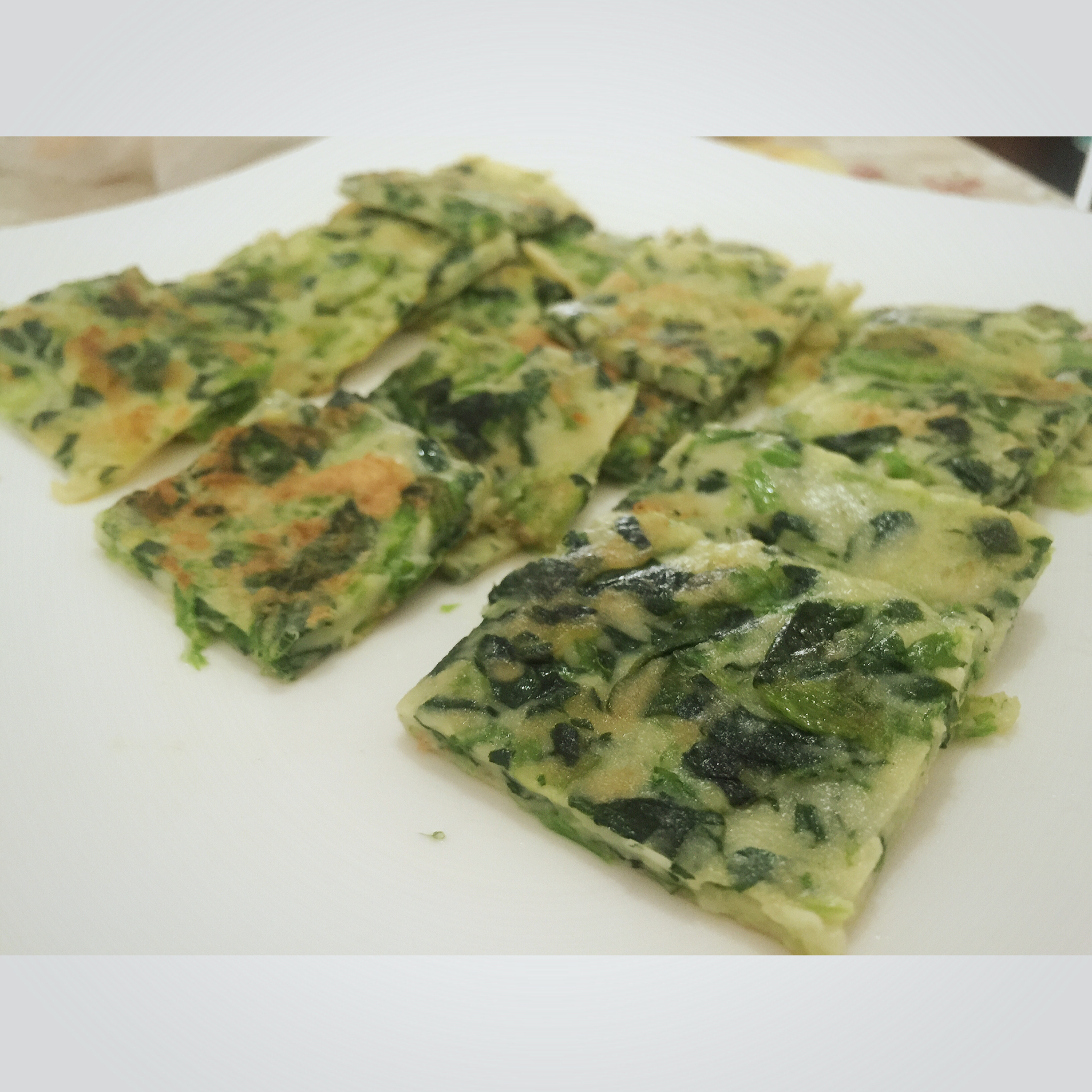 菠菜煎饼
