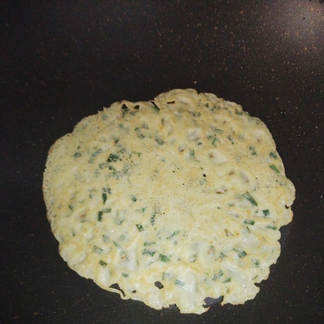 韭菜鸡蛋摊饼
