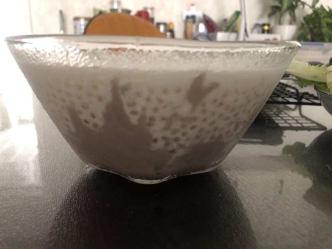 鲜芋牛奶西米露