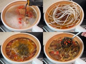 云南版砂锅米线的做法 步骤3